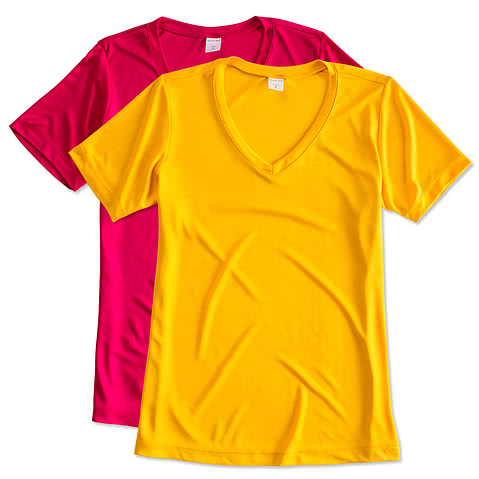 Sport-Tek Women's Competitor V-Neck Performance Shirt