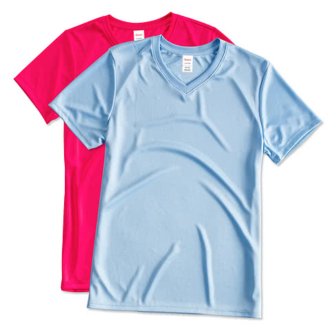 Hanes Women's Cool Dri V-Neck Performance Shirt