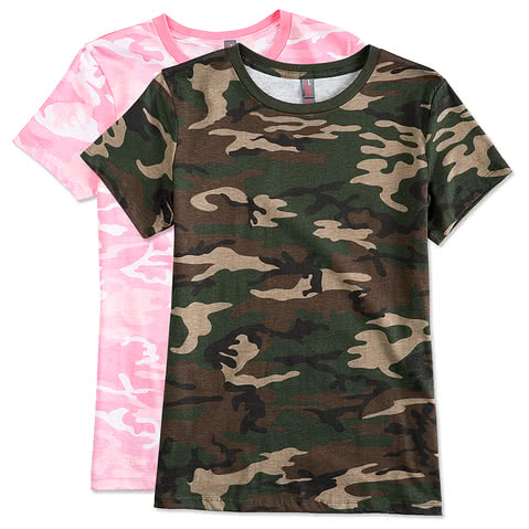 District Made Ladies Camo T-shirt