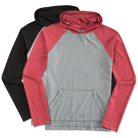 District Raglan Hooded Long Sleeve T-shirt
