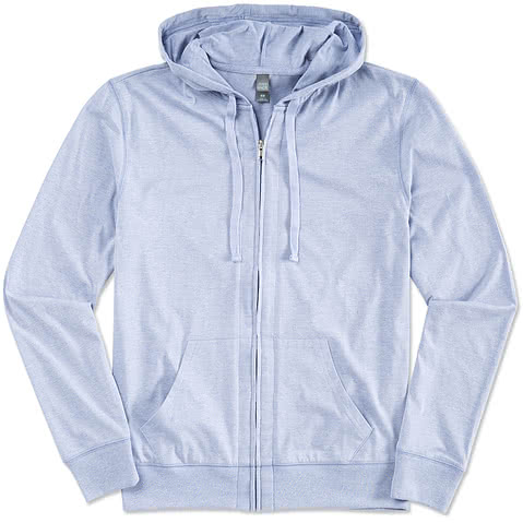 District Lightweight Zip Long Sleeve Hoodie