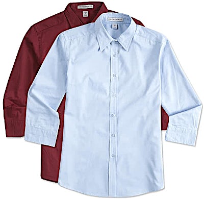 Port Authority Women's 3/4 Sleeve Easy Care Twill Shirt
