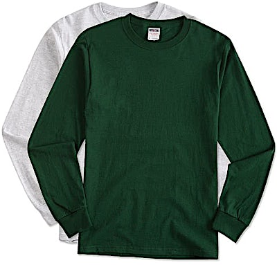Canada - Jerzees 100% Cotton Long Sleeve T-shirt