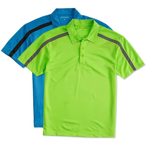 Port Authority Silk Touch Colorblock Performance Polo