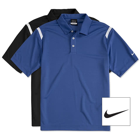 Nike Dri-FIT Shoulder Stripe Performance Polo