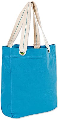 Port Authority Garment Washed Cotton Canvas Contrast Tote Bag