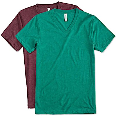 Bella + Canvas Tri-Blend V-Neck T-shirt