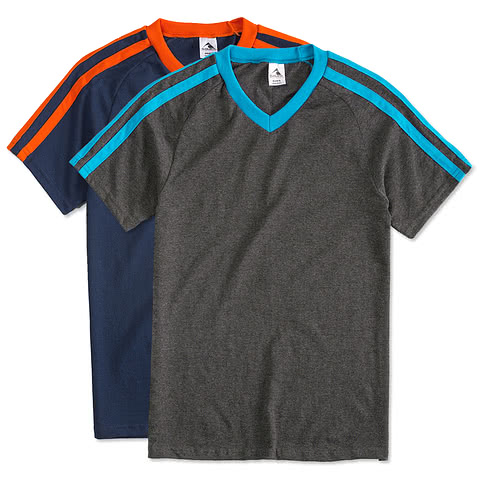 Augusta Shoulder Stripe Jersey T-shirt