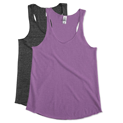 Alternative Apparel Women's Slim Fit Tri-Blend Racerback Tank