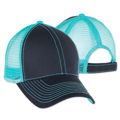 Mega Cap Contrast Stitch Trucker Hat