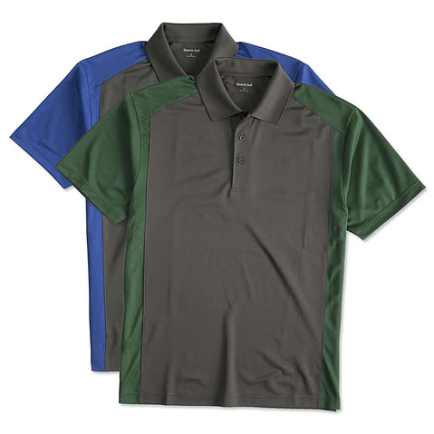 Sport-Tek Colorblock Performance Polo