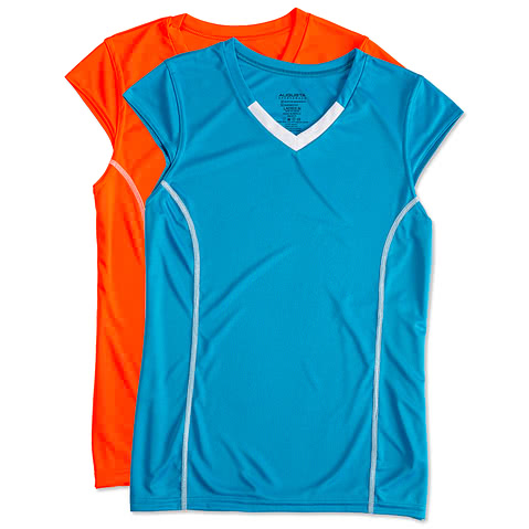 Augusta Women's Contrast V-Neck Volleyball Jersey