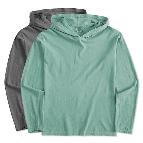 Comfort Colors Hooded Long Sleeve T-shirt
