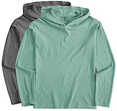 Comfort Colors Hooded Long Sleeve T-shirt