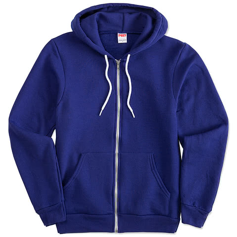 American Apparel USA-Made Flex Fleece Zip Hoodie