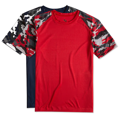 Badger Camo Sleeve Performance Shirt