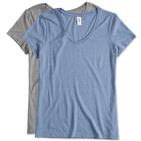 District Women's Tri-Blend V-Neck T-shirt