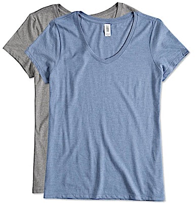 District Women's Tri-Blend V-Neck T-shirt