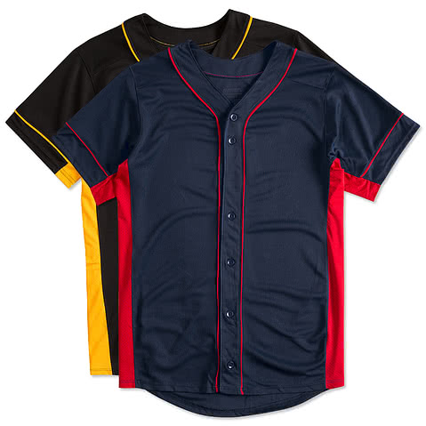 Augusta Slugger Full Button Baseball Jersey