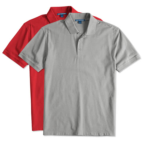 Port Authority Lightweight Classic Pique Polo - Embroidered