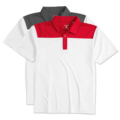 Clique by Cutter & Buck Colorblock Performance Polo