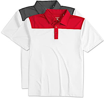 Clique by Cutter & Buck Colorblock Performance Polo