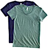 American Apparel Women's Slim Fit Tri-Blend Track T-shirt