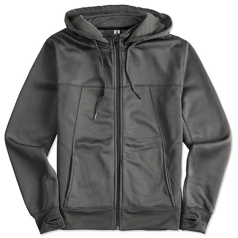 Independent Trading Tech Removable Hood Zip Jacket