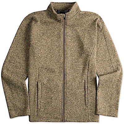 Devon & Jones Full Zip Sweater Fleece Jacket