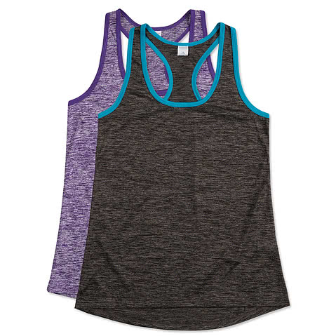 Sport-Tek Women's Electric Heather Racerback Tank