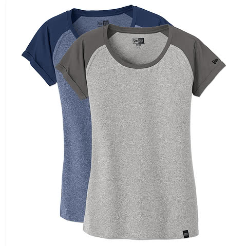New Era Women's Heritage Blend Short Sleeve Raglan T-shirt