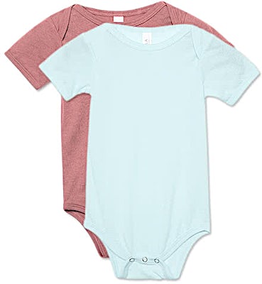 Bella + Canvas Tri-Blend Baby Bodysuit