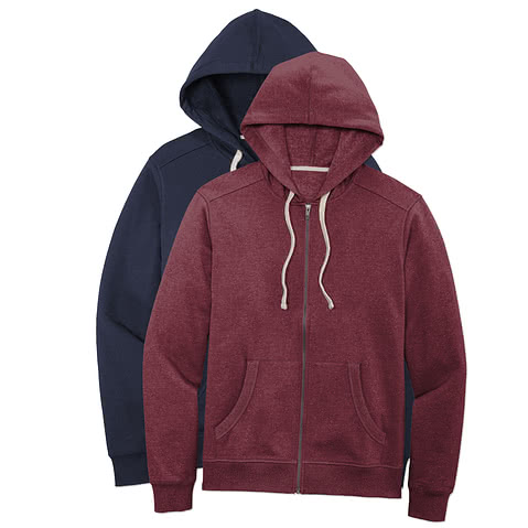 District Re-Fleece Zip Hoodie
