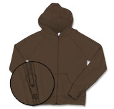 American Apparel Juniors Zip Hoodie